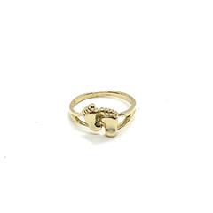 Lady's Gold Ring 14K Yellow Gold 1g Size:4
